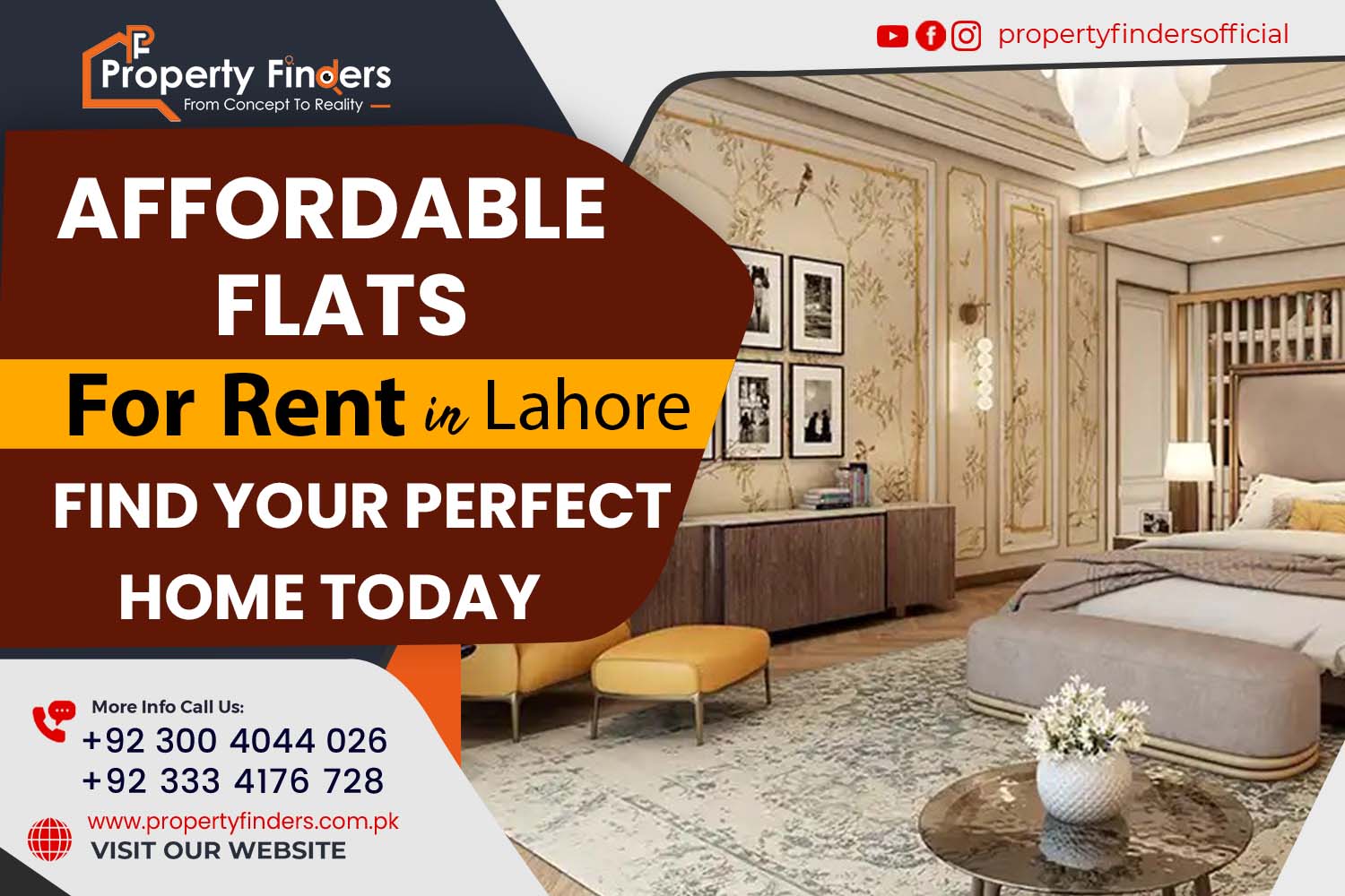 flats for rent in lahore-property finders