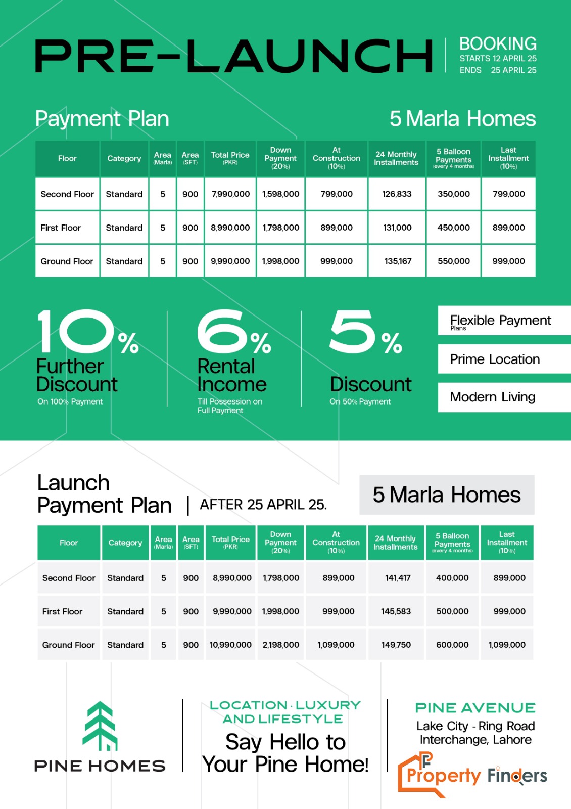 Pine Homes Payment Plan