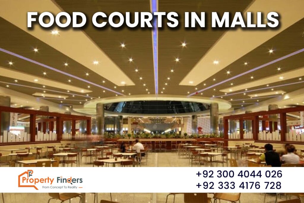 Food courts in malls-property finders