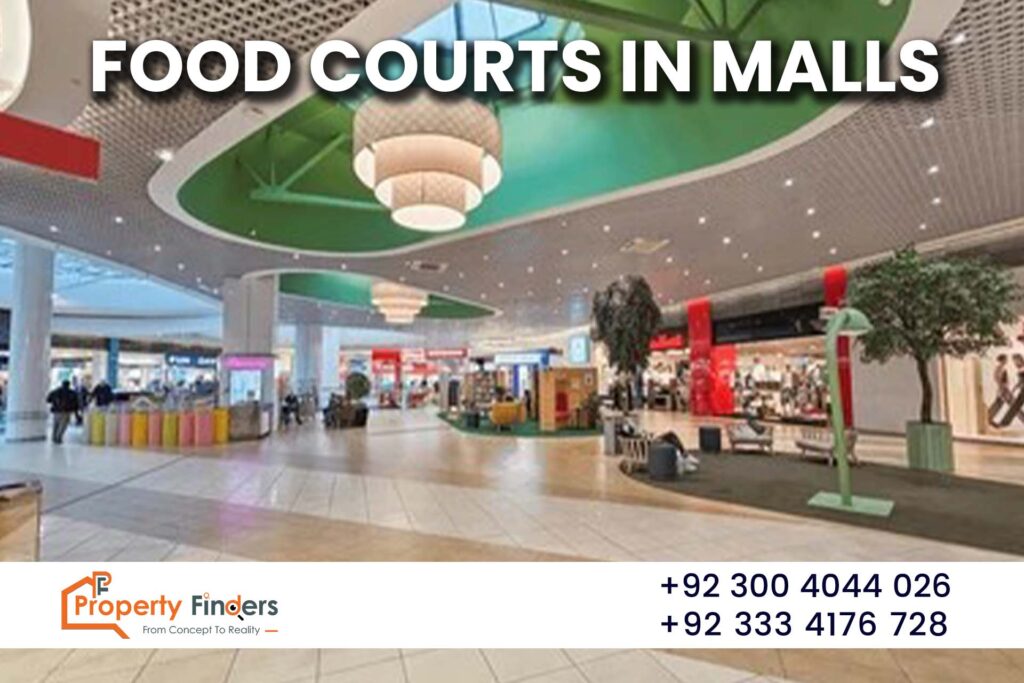 Food courts in malls-property finders
