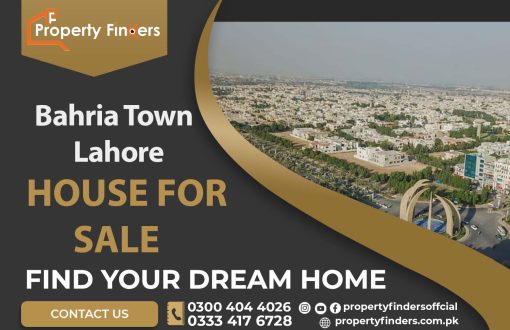 House for Sale in Bahria Town Lahore-property finders